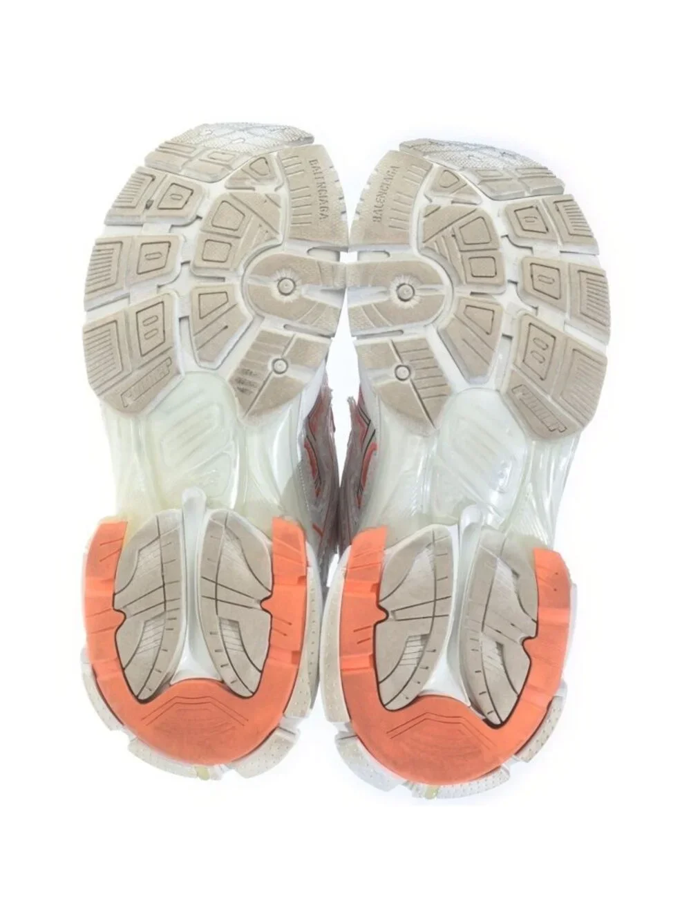 Balenciaga Runner Sneakers Distressed Mesh Leather White
